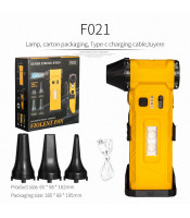 ETZIN Jet Fan Ultra Electric Air Duster with LED Lights,13000rpm Srong Wind Speed,Cordless,Rechargeable