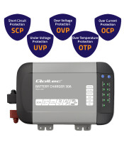 Smart charger for LiFePO4 AGM GEL SLA batteries | 30A | 12V