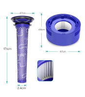 ΣΕΤ 9 ΦΙΛΤΡA HEPA ΓΙΑ Dyson ΠΛΕΝΟΜΕΝΑ, Cyclone V7, V8
