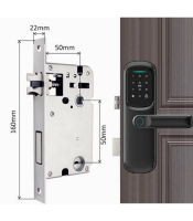 Smart Lock GCC Version, Fingerprint Door Included 85 Mortise, TT Lock