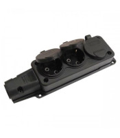 DX-04S BLACK ΑΔΙΑΒΡΟΧΟ ΠΟΛΥΠΡΙΖΟ ΣΟΥΚΟ 3 ΘΕΣΕΩΝ ME ΚΑΠΑΚΙΑΠΟΛΥΠΡΙΖΑ