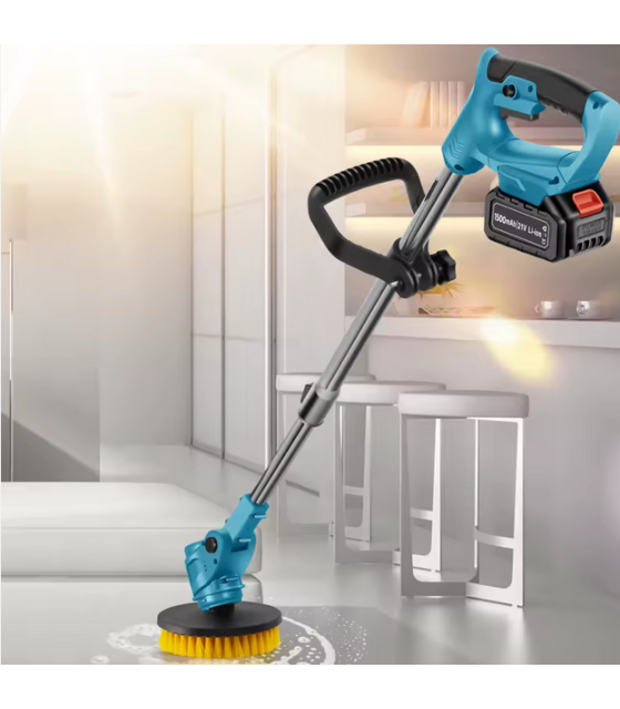 Wireless Rechargeable Electric Kitchen Cleaning Brush Device Household Electric Cleaner