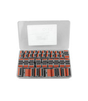 50PCS Lever Wire Nuts, Compact Lever Wire Connectors Kit, Electrical Wire Nuts Puch in 28-12 AWG, Quick Disconnect Wire Splicing