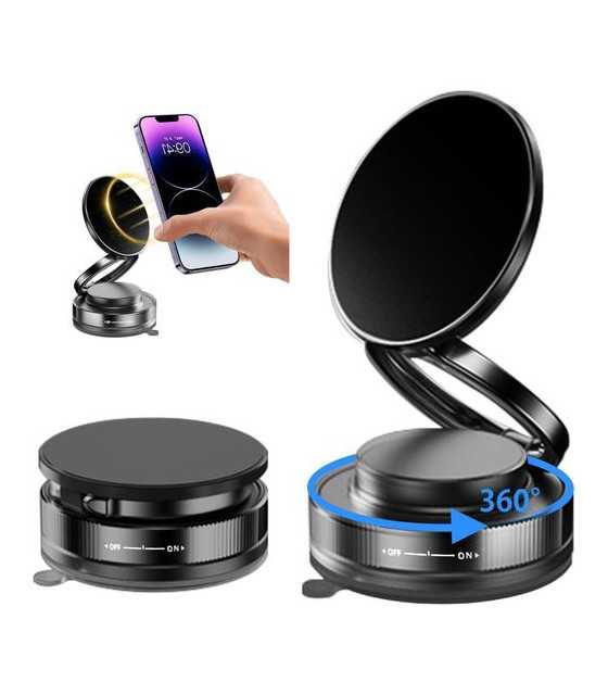 Rotation Adjustable Vacuum Absorption Magnetic Bracket Phone Holder