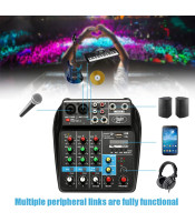 ΜΙΚΤΗΣ 4 ΚΑΝΑΛΙΩΝ ME USB - PHANTOM POWER