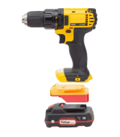 Adapter for Lidl Parkside X20V to DeWalt 18/20V Li-Ion/Nickel Battery Adapter Compatible with DeWalt Tools Cordless Drill Series