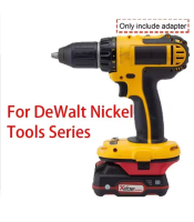 Адаптер за Lidl Parkside X20V към DeWalt Li-Ion/Nickel батерия, съвместим с DeWalt Tools серия безжични бормашини