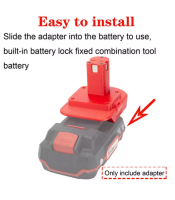 Battery Adapter for Ryobi ONE+ 18V Li-Ion Tools Converter to LIdl Parkside X20V Li-Ion Battery Adapter