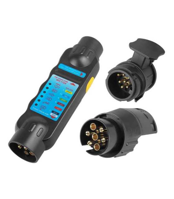 Towing Trailer Tow Bar Caravan Plug Socket Light Wiring Circuit Tester