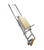 Steel hoist for building materials and photovoltaic panels - 20m. / 200kg