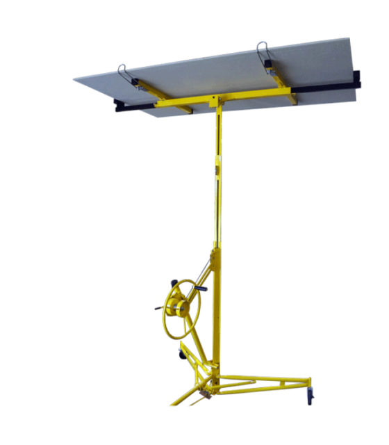 Lifter / hoist for plasterboard installation