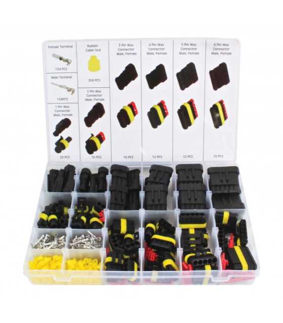 Connector Terminal Plug, 1 2 3 4 Pin Car Spark Plug Connector Assor...