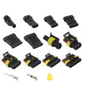 Connector Terminal Plug, 1 2 3 4 Pin Car Spark Plug Connector Assor...