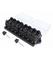Blade Fuse Board Box Holder 8 Way Circuit Blade Block