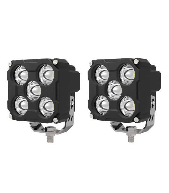 ΣΕΤ LED ΠΡΟΒΟΛΕΙΣ 75W SUPER BRIGHT F25 Tacpro 4inz