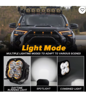 ΣΕΤ LED ΠΡΟΒΟΛΕΙΣ engel eyes 160W SUPER BRIGHT F65 Tacpro 5 inz