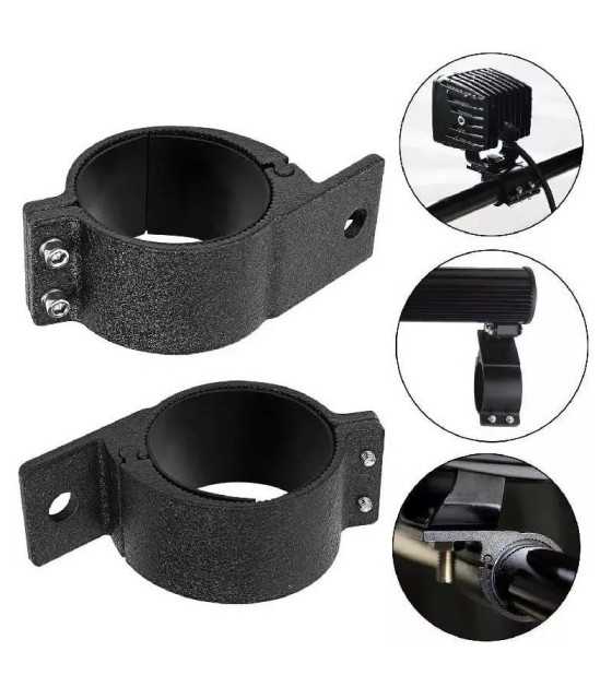 2pcs Aluminum Roll Cage Mount Bracket LED Bar Mount Bracket Tube Cl...