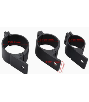 2pcs Aluminum Roll Cage Mount Bracket LED Bar Mount Bracket Tube Cl...