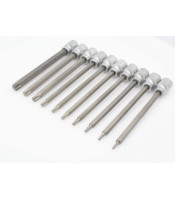 10pcs 3/8"Dr. Without Tamper Torx Bit Socket Set