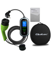 Qoltec Mobile charger for electric car EV Type2 | 3.5kW , Wi-fi , TUYA , SMART LIFE | LCD | Portable | 5m