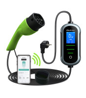 Qoltec Mobile charger for electric car EV Type2 | 3.5kW , Wi-fi , TUYA , SMART LIFE | LCD | Portable | 5m