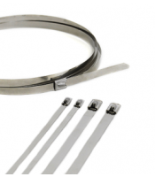 Stainless Steel Zip Tie Self Locking Cable Organizer Ties
