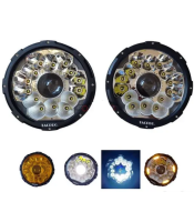 ΣΕΤ LED ΠΡΟΒΟΛΕΙΣ engel eyes 200W SUPER BRIGHT F75 Tacpro 7 inz