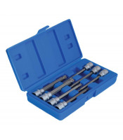 SATRA S-SPB738 7pc Long Reach Spline Socket Bit Set 3/8 Drive
