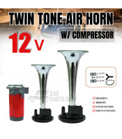 130DB 12V Air Car Horn - Electric Waterproof Double Horn for Cars, Trucks