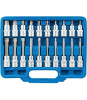 SATRA S-ST3212 Комплект от 32 броя къси и екстра дълги звездовидни/Torx® вложки 1/2