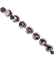 SATRA S-SAE738 7pc Long Reach Imperial Hex Socket Bit Set 3/8 Drive