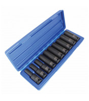 DEEP IMPACT SOCKET Set 1/2 Dr 10mm-24mm 6pt Hex Long