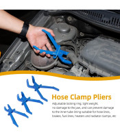 3 Piece Hose Clamp Pliers 90 Degrees Angled Hose Pinch Pliers Car