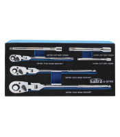 6pcs Flex Head Ratchet Wrench Set