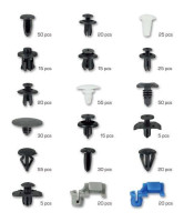 TRIM CLIPS ASSORTMENT DOWN MAZDA  420 PCS