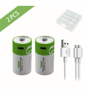 ΕΠΑΝΑΦΟΡΤΙΖΟΜΕΝΗ ΜΠΑΤΑΡΙΑ D 4800mAh με USB 2 ΤΕΜΑΧΙΑ