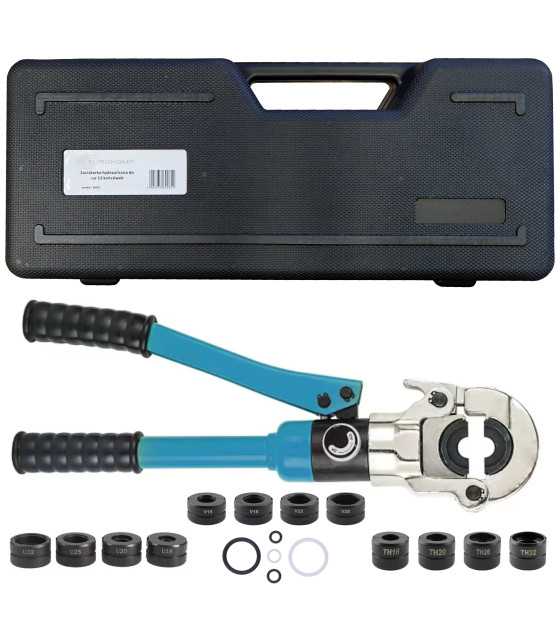Hydraulic clamping machine for pipes 12 tips