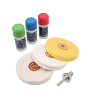 Polish Set for Soft Metals  7pcs