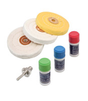Polish Set for Soft Metals  7pcs