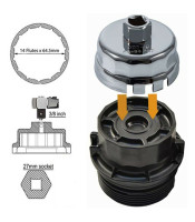Oil Filter Wrench For Toyota- 64,5mm, AURIS, COROLLA, PREMIO, PRIUS