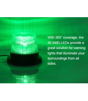 ΦΑΡΟΣ LED STROBE 12VDC 127X96mm ΠΡΑΣΙΝΟΣ C-5095