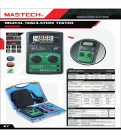 DIGITAL INSULATION RESISTANCE METER MS5201 MASTECH MGL