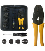 A set of clamping machine with interchangeable jaws
