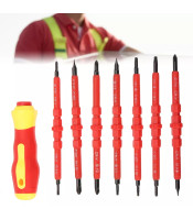 500V Set of insulated screwdrivers