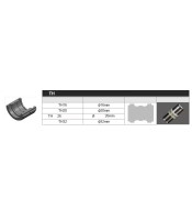 Set of dies for clamping machine type TH 16 20 26 32
