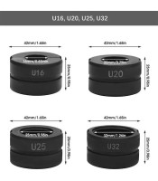 ΣΕΤ ΜΗΤΡΕΣ ΓΙΑ ΠΡΕΣΑ ΥΔΡΑΥΛΙΚΗ U 16, 20, 25, 32 PEX, ΠΛΑΣΤΙΚΟΥΣ ΚΑΙ ΑΛΟΥΜΙΝΙΟΥ