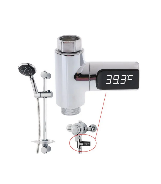 Waterproof LED Digital Shower Temperature Display Water Thermometer Monitor