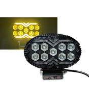 5.5 Inch Oval 9led Work Light Modified Car LED Flood Light With Daylight Running Lightлна LED прожектор с дневна светлина