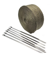 5M Heat Insulation Wrap Exhaust Header Pipe Tape Universal for Car Motorcycle