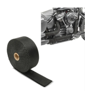 black 5M Heat Insulation Wrap Exhaust Header Pipe Tape Universal for Car Motorcycle